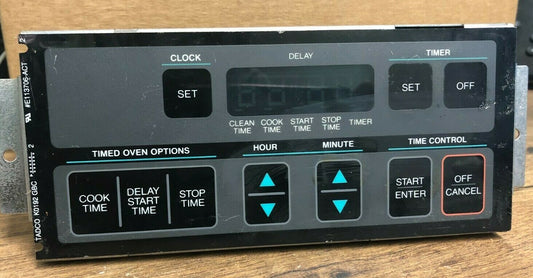 3183186 B Whirlpool Black Gray Stove Control DC-125