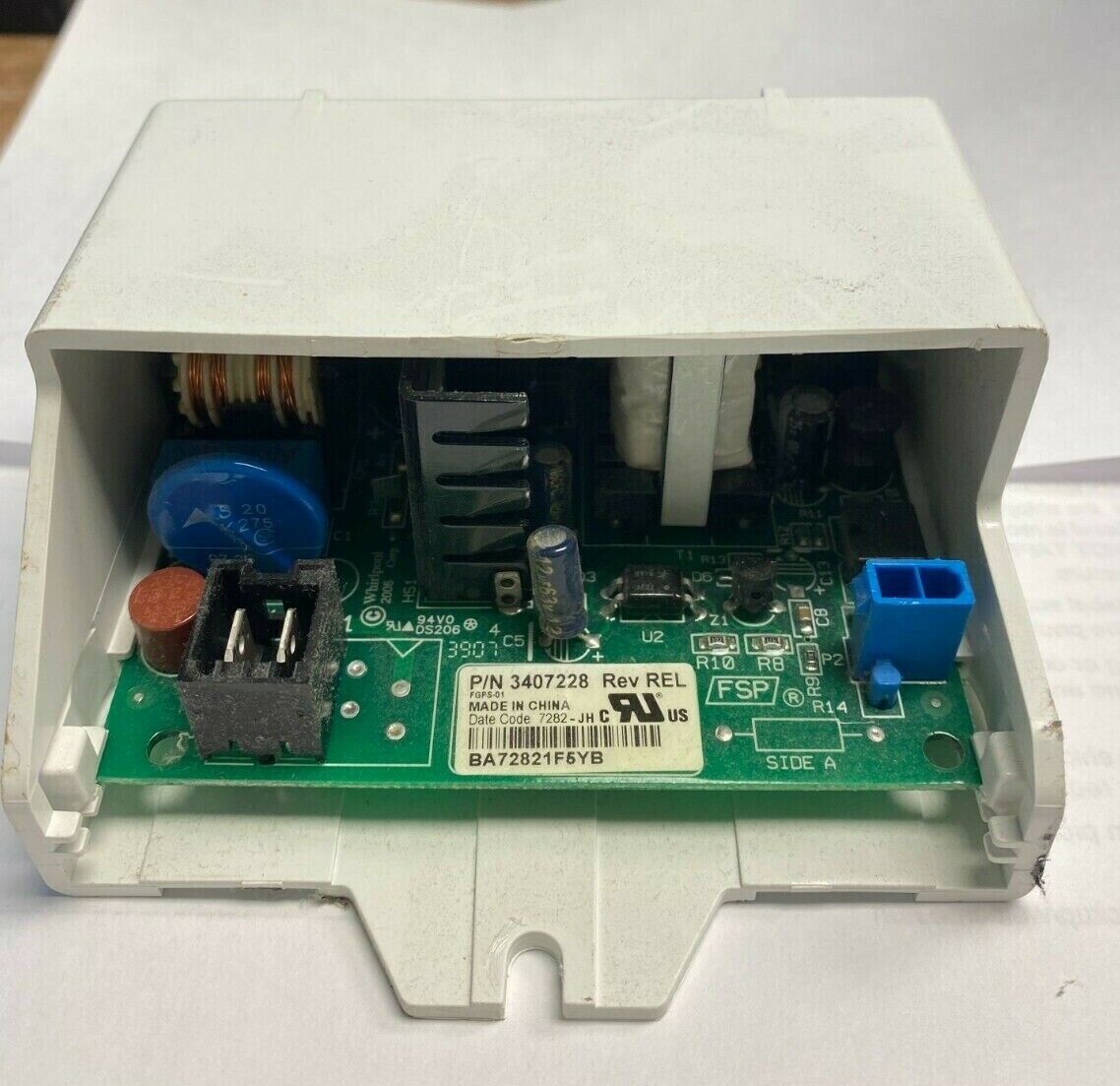 Whirlpool Dryer Control Board 3407228 Rev REL Used SH498