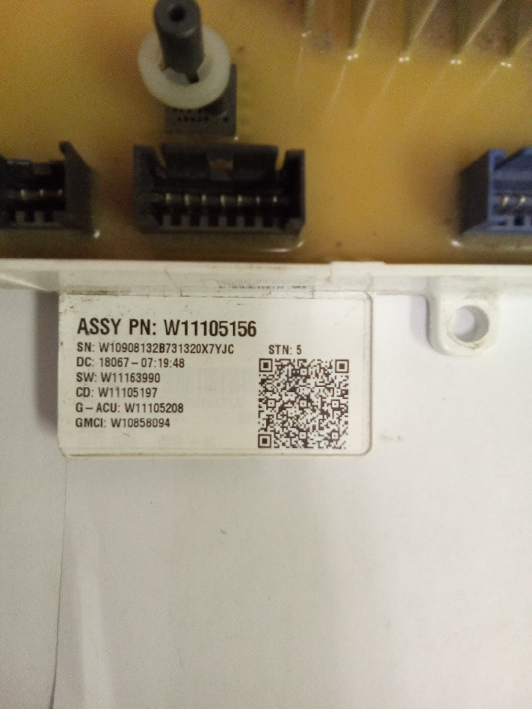 Kenmore Washer W11105156 Control Board AMK-720