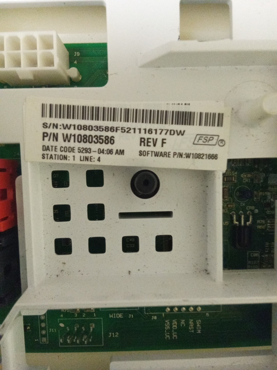 Whirlpool Washer W10803586 Main Control Board AMK-581