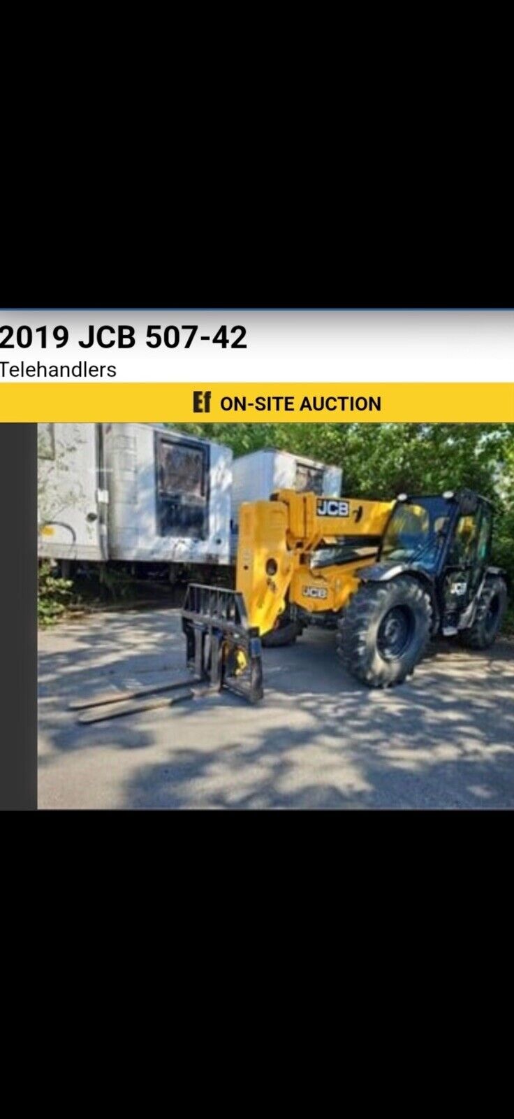 2019 Jcb 507 Telehandled  1077 HOURS USED