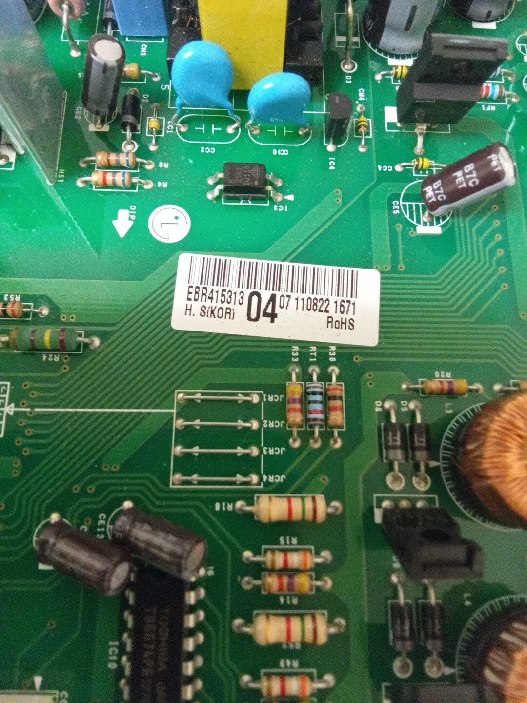 LG Refrigerator Control Board EBR41531304 AK-787