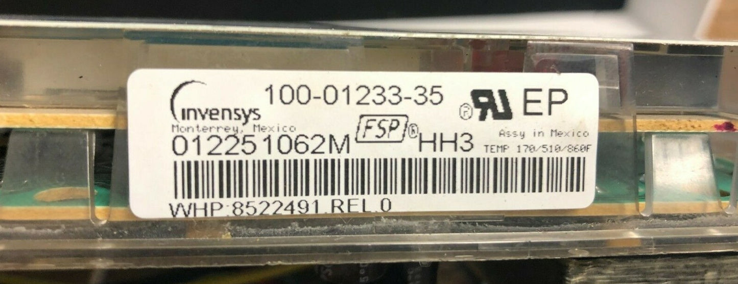 8522491 White Whirlpool Stove Range Control Used DC-103