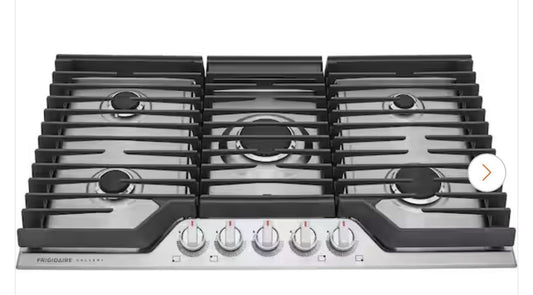 NEW Frigidaire Gallery Series 36" Stainless Gas Cooktop - GCCG3648AS