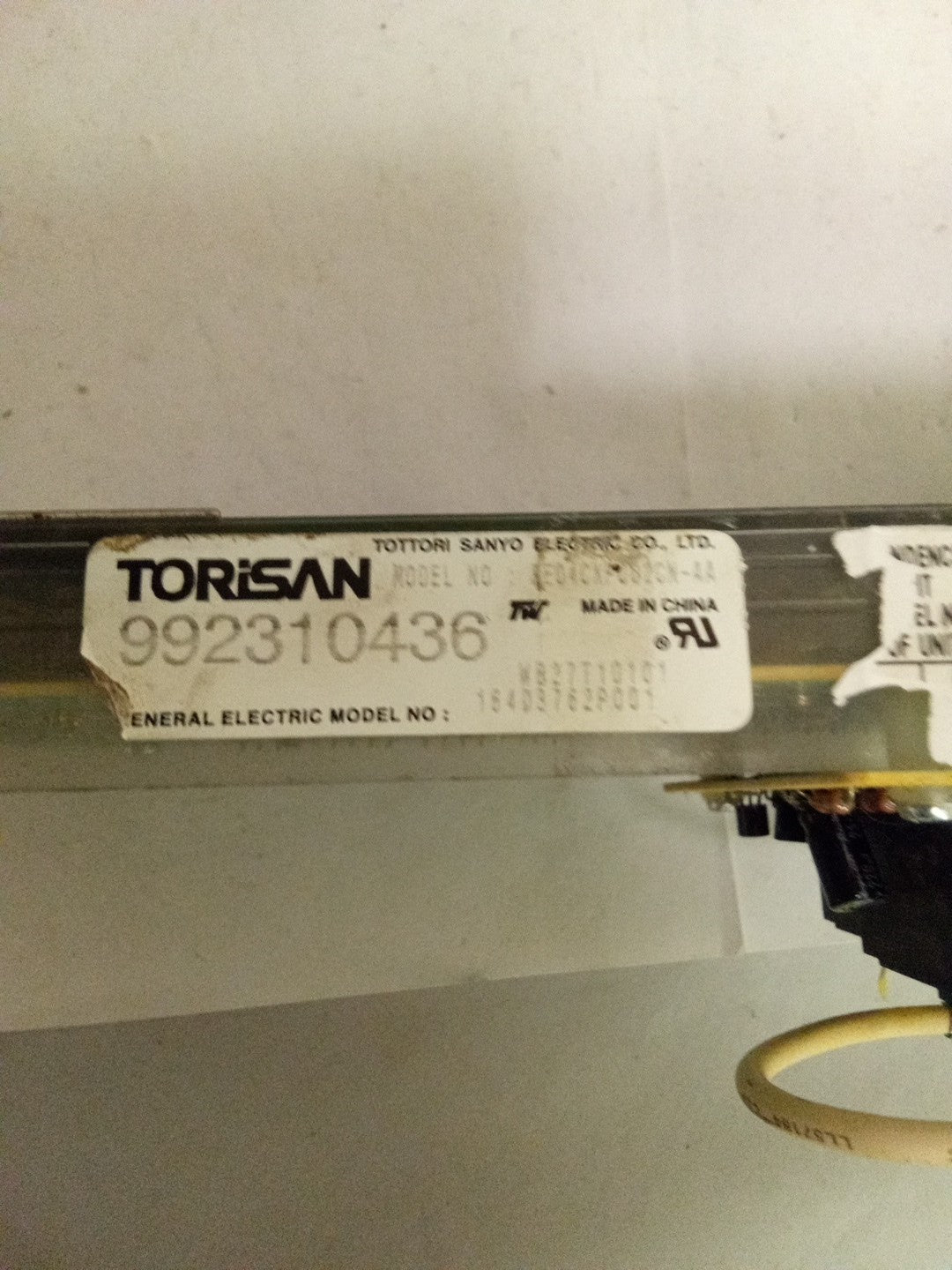 WB27T10101 GE Range Control AMK-402