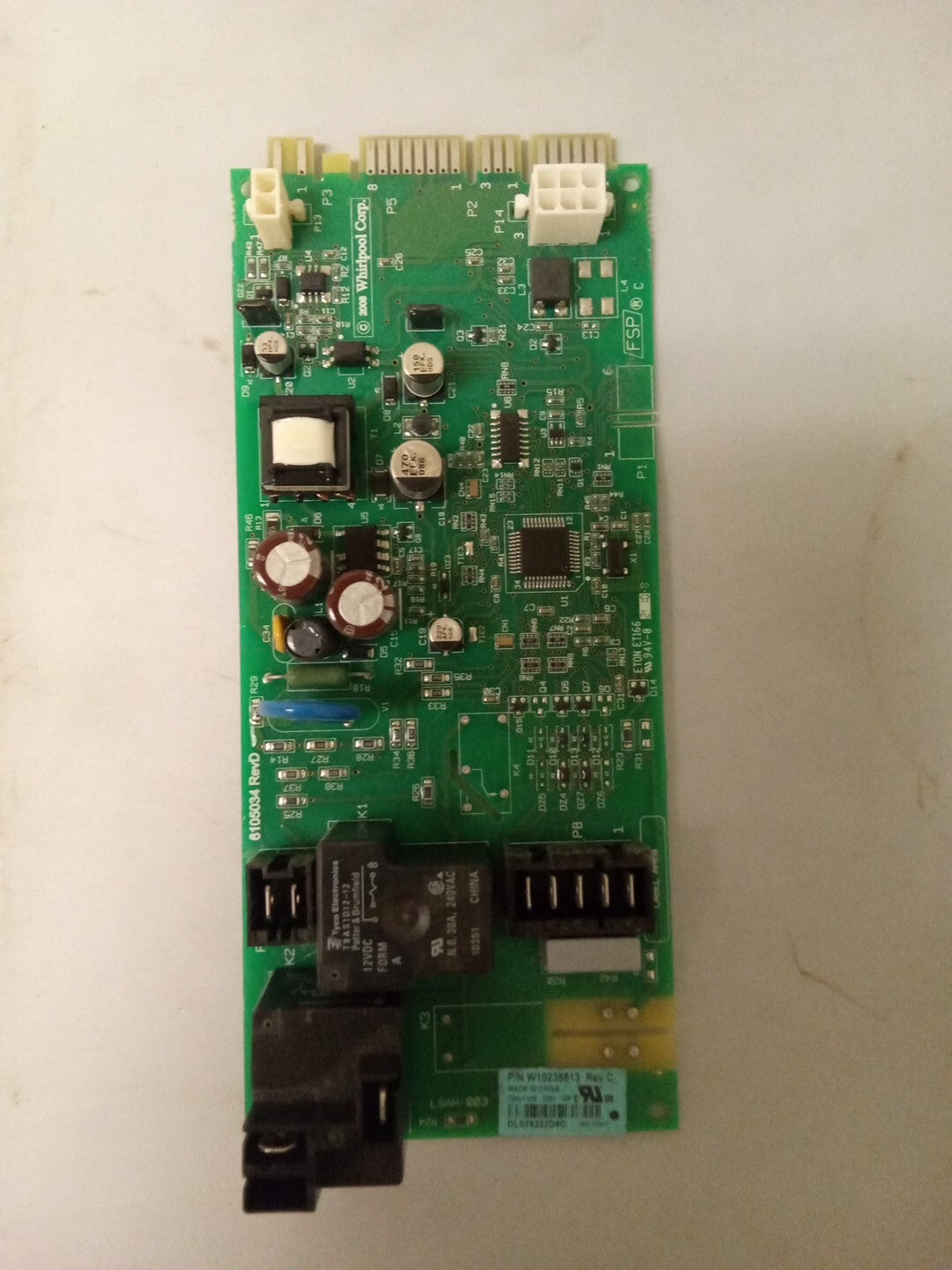 Whirlpool Dryer Control Board - Part # W10235613 AK-443