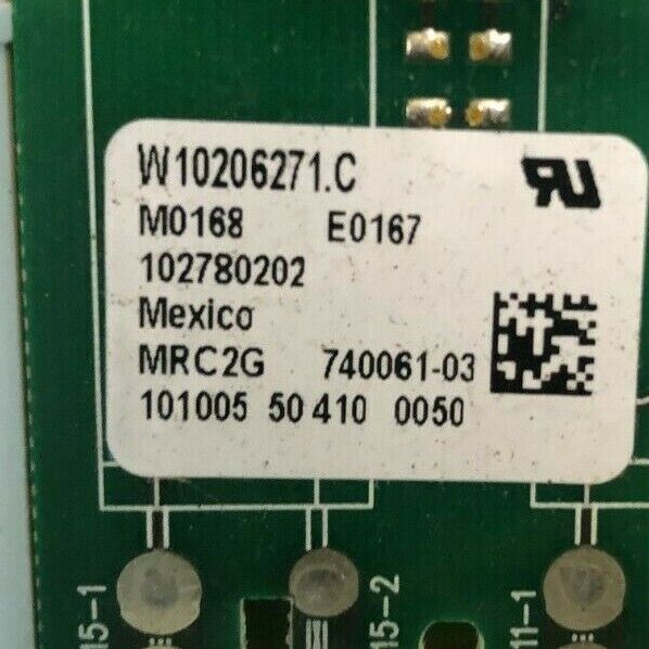 Whirlpool Residential Range Oven Control Board W10206271 DC352