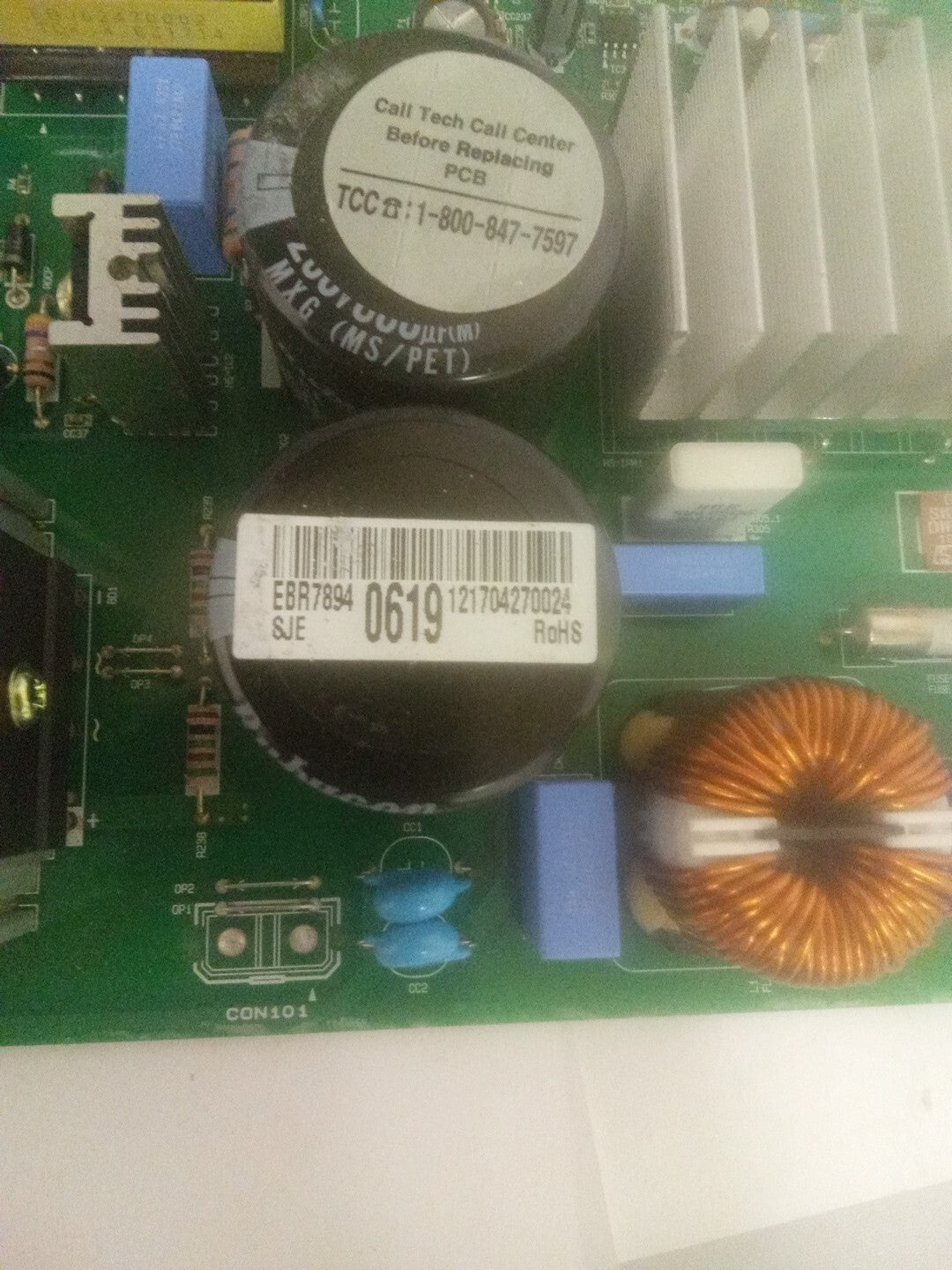 LG Refrigerator Control Board  EBR78940619 AMK-101