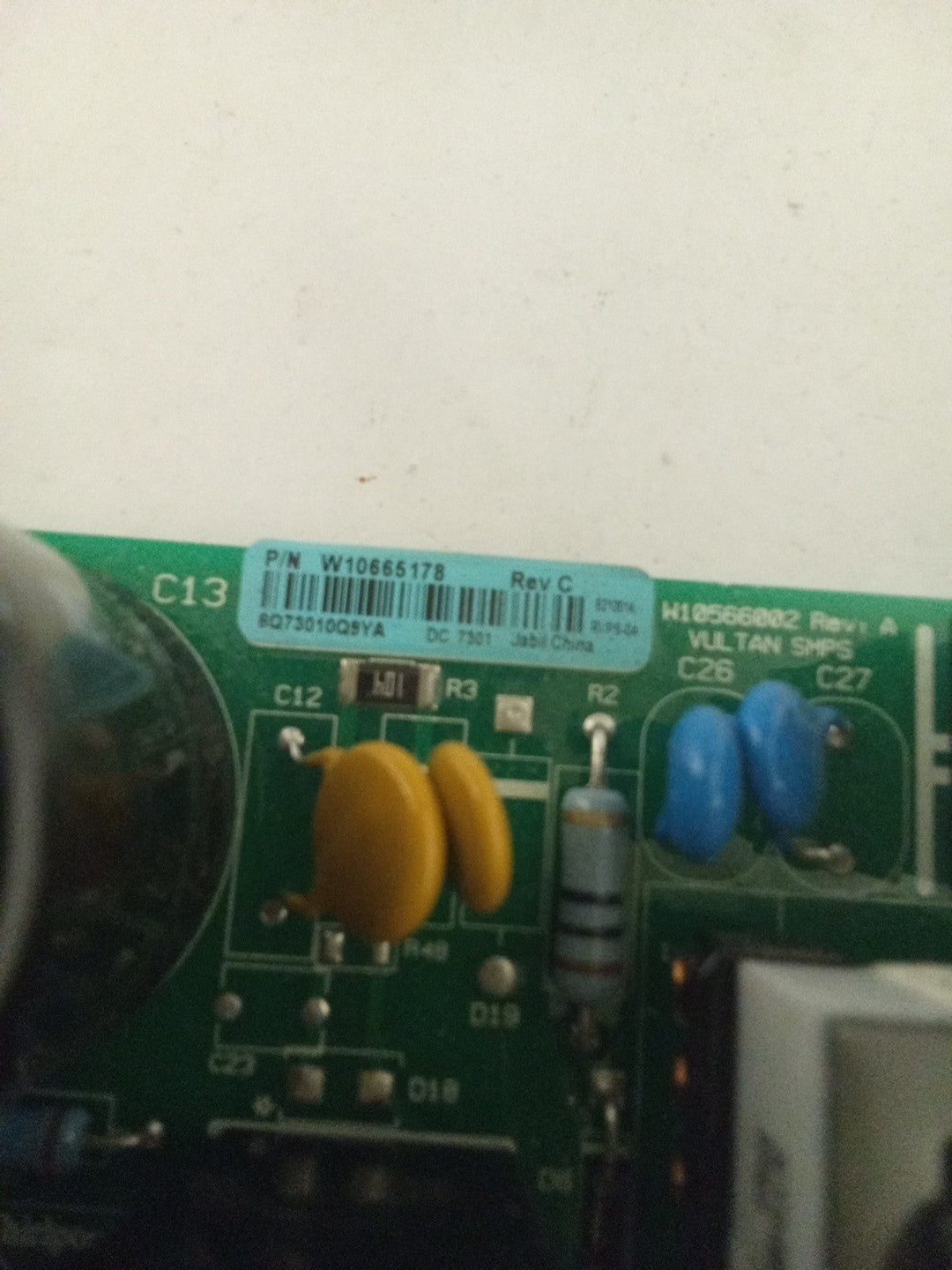 Whirlpool Fridge Control W10665178 AMK-511