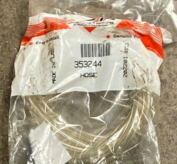 Whirlpool Washer Pressure Switch Hose New 353244 BM100