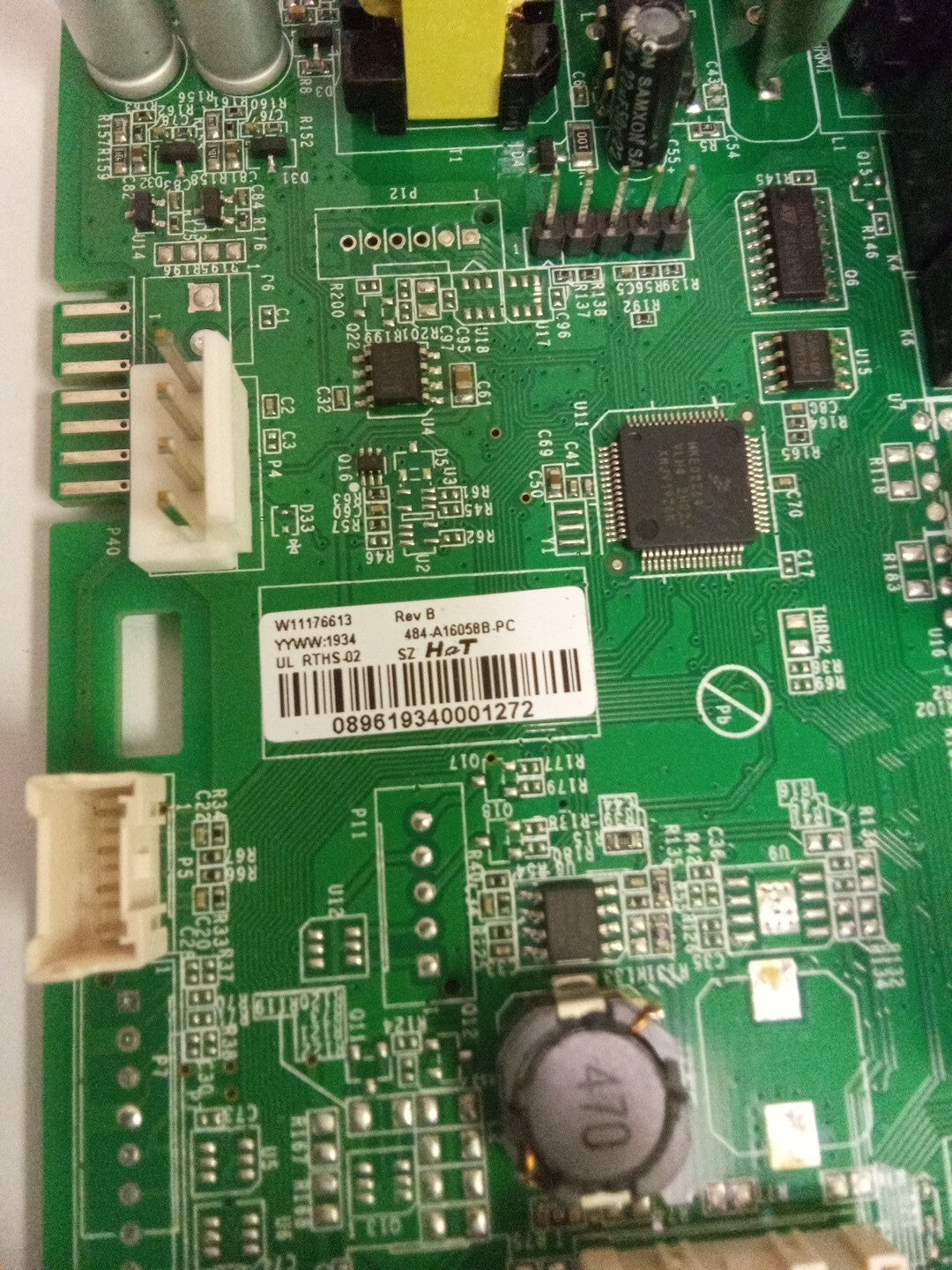 Whirlpool Refrigerator Control Board W11176613 AK-716