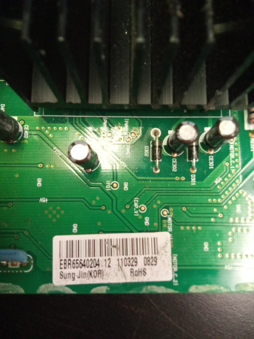 Genuine LG Refrigerator Control EBR65640204 AK-788
