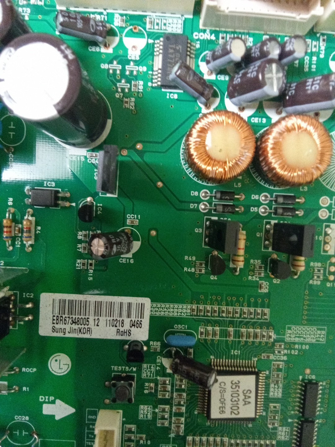 LG Kenmore Refrigerator Control Board EBR67348005 AMK-298
