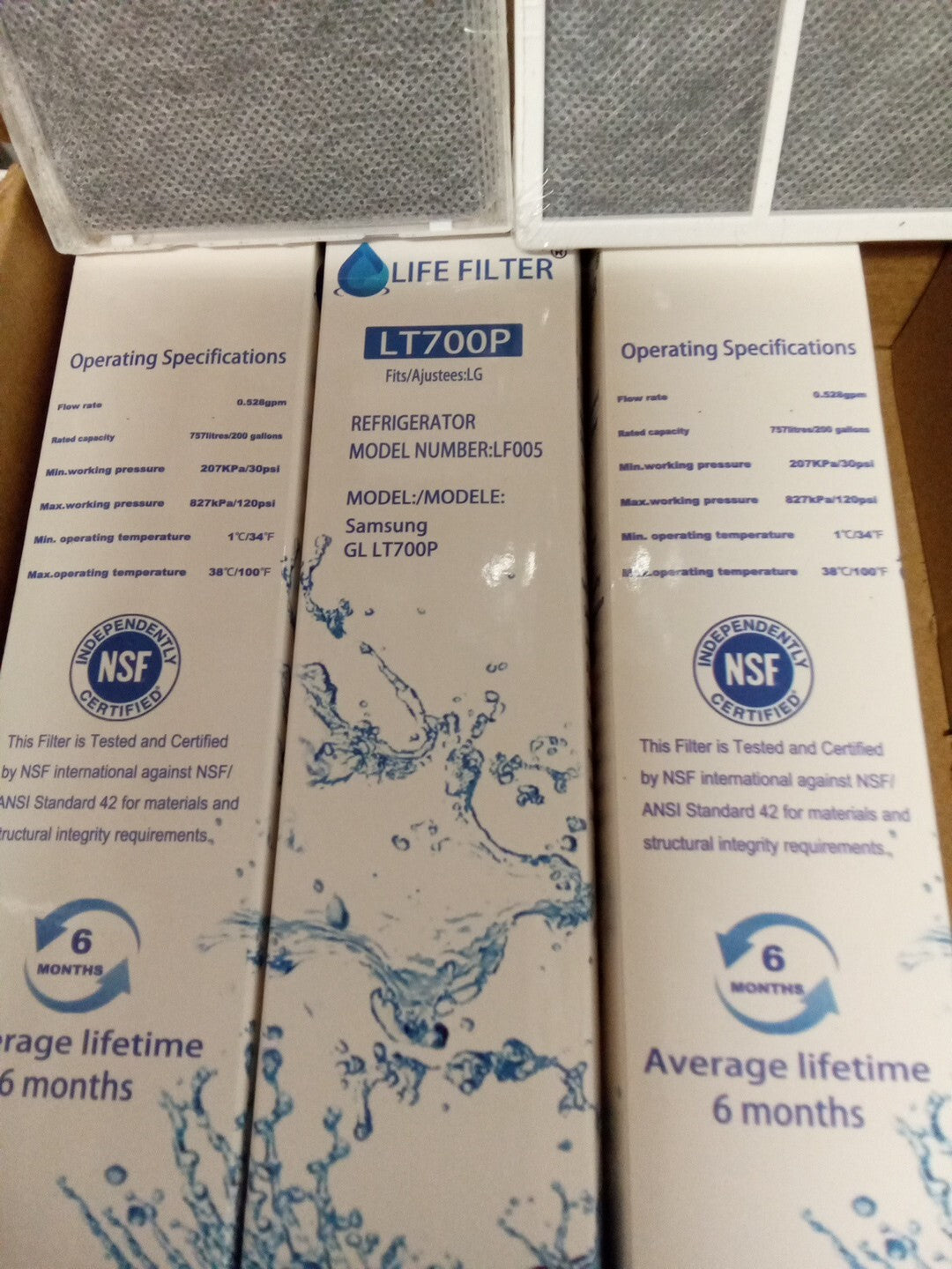 Life Filter LT700P 46-9690 ADQ36006101 Comp Water Filter 3Pk SEA346