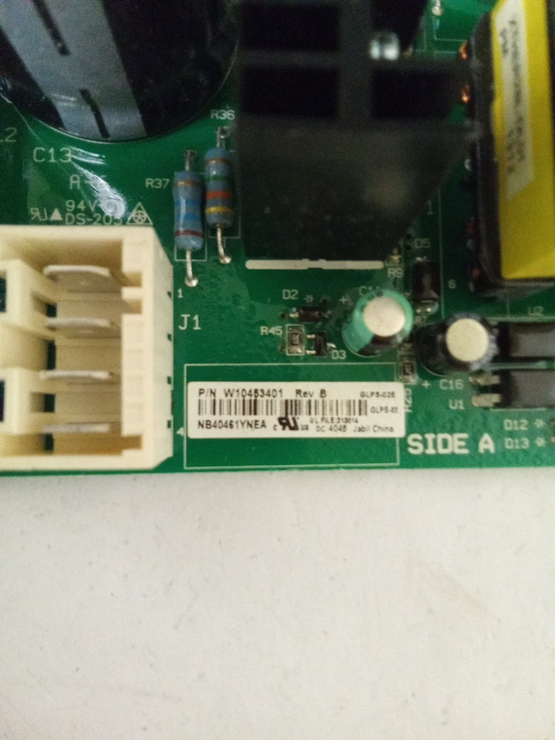Whirlpool Refrigerator Control Board W10453401 AMK-619