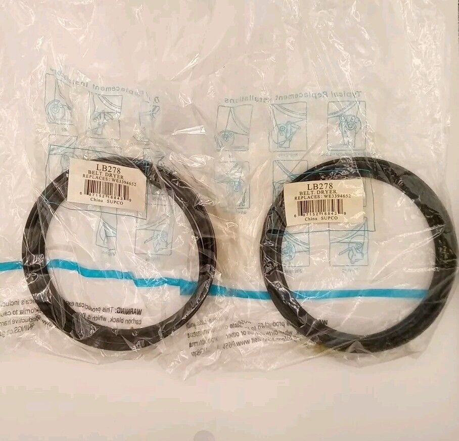 3394652  Dryer Drive Belt Compatible Replacement for Whirlpool GE SEA503 DR112