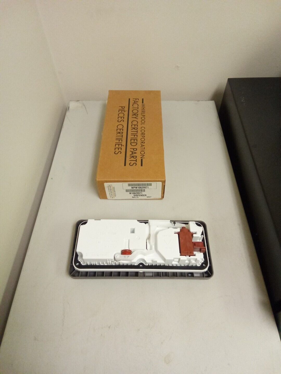 WPW10629971 Whirlpool Detergent Dispenser AK-26