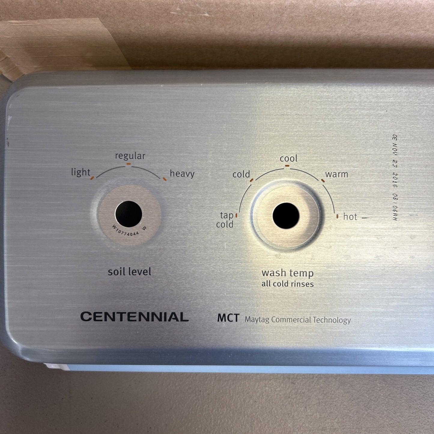 Genuine OEM Maytag Whirlpool Washer W10911081 Control Board Panel Trim Only WR77