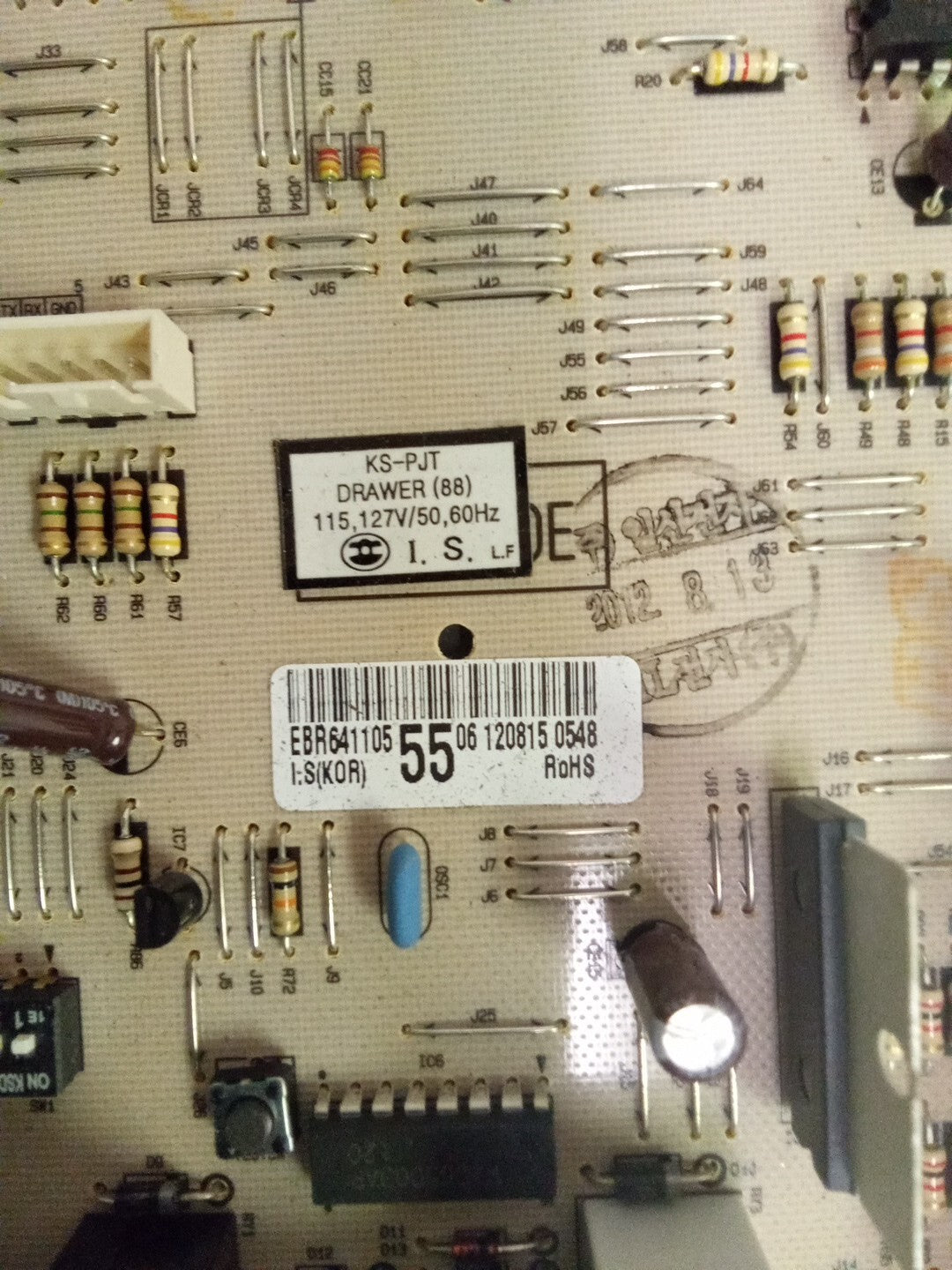 LG Kenmore Refrigerator Control Board Ebr64110555 AK-731