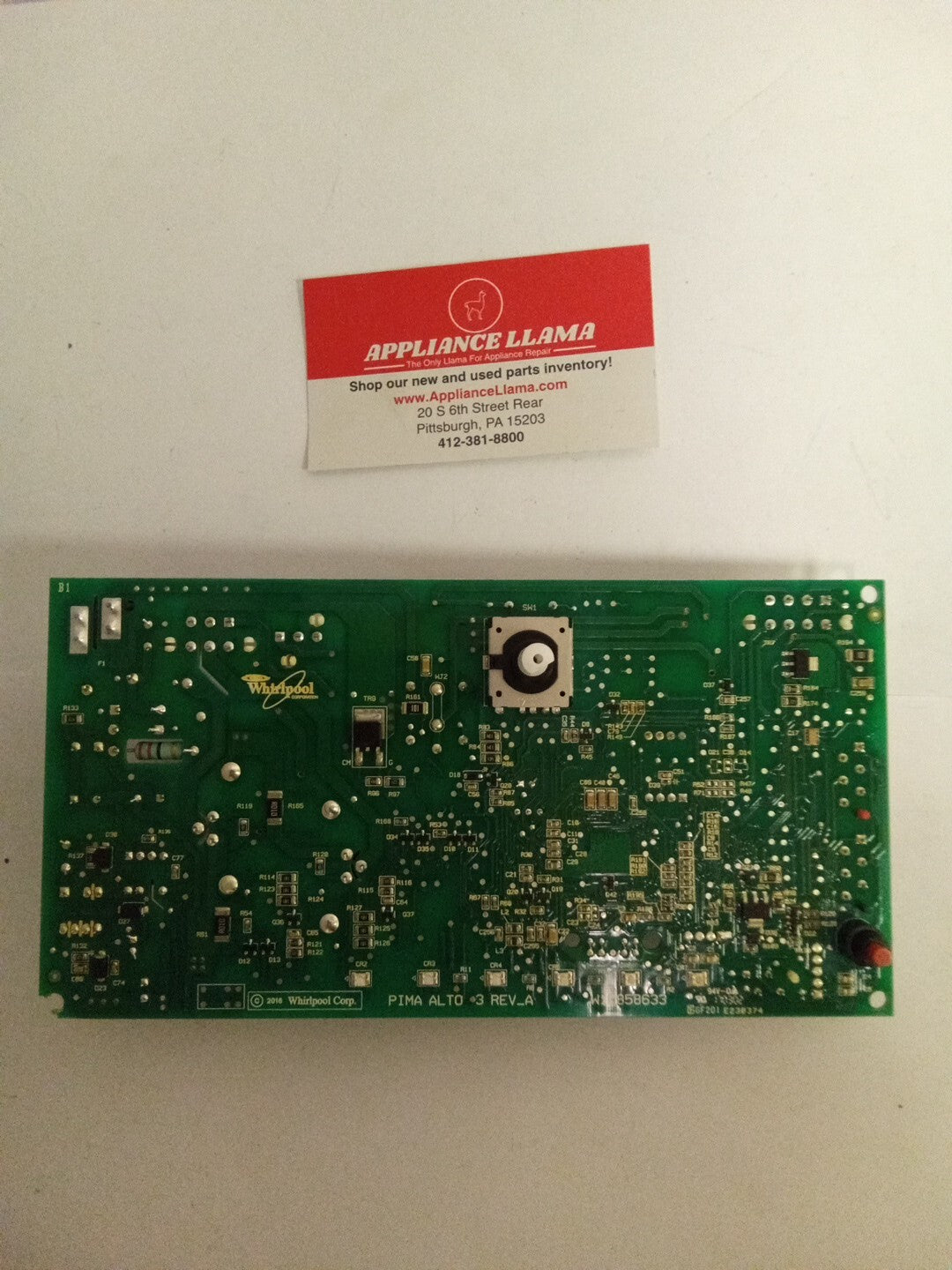 Whirlpool Washer Control Board W10857311 Rev A  AK-867