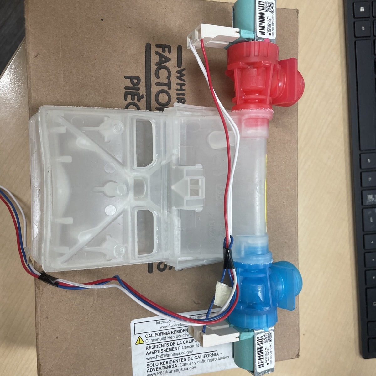 Washer Water Inlet Valve W11038689 BA118