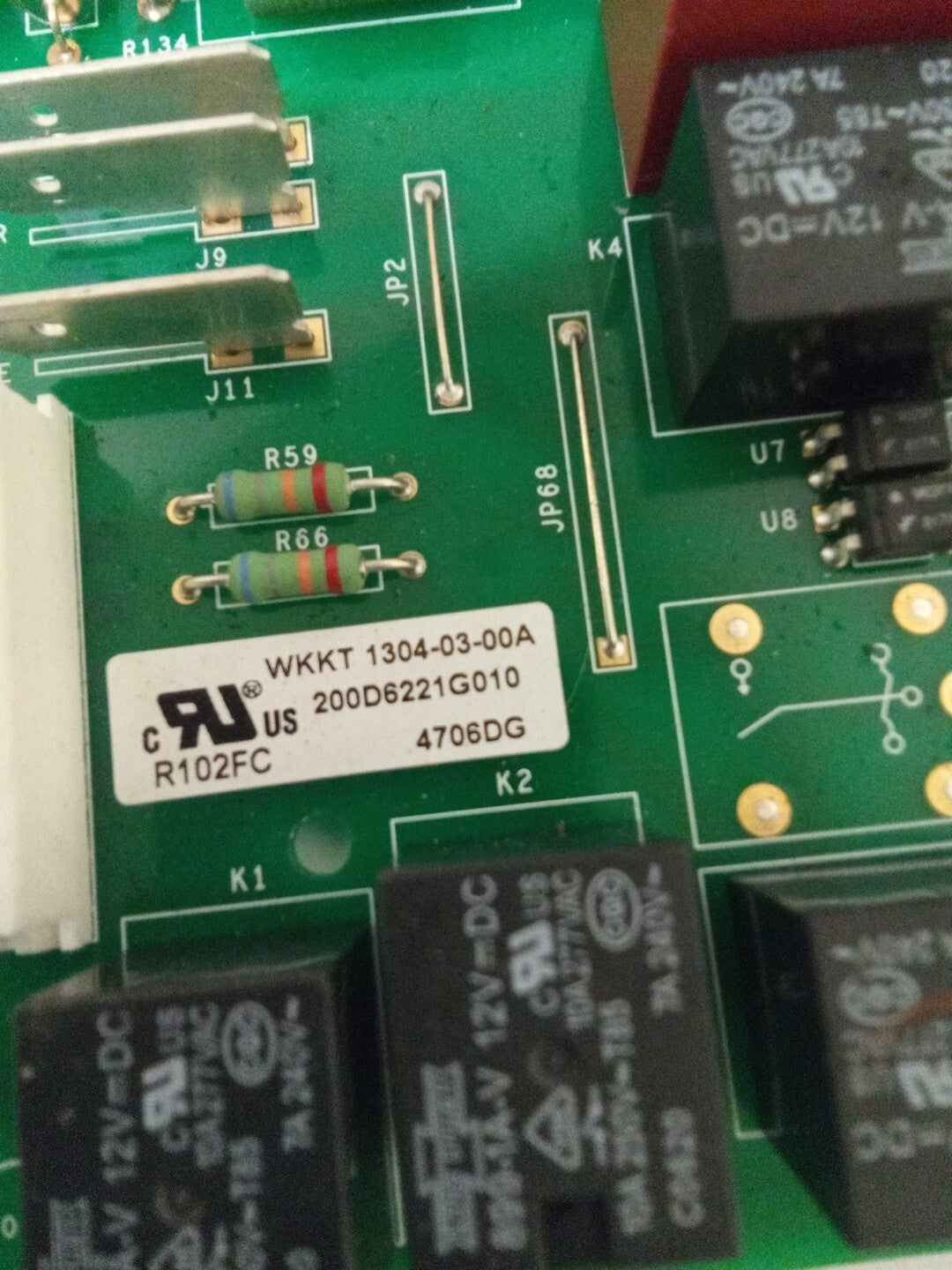 GE Refrigerator Control Board 200D6221G010 AK-805