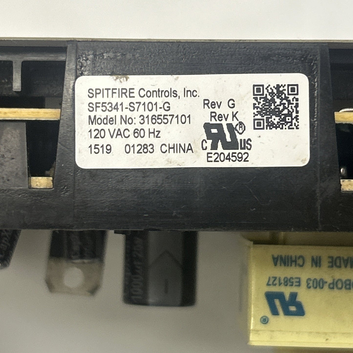 316557101 Frigidaire Oven Control Board White Overlay Used TM-220