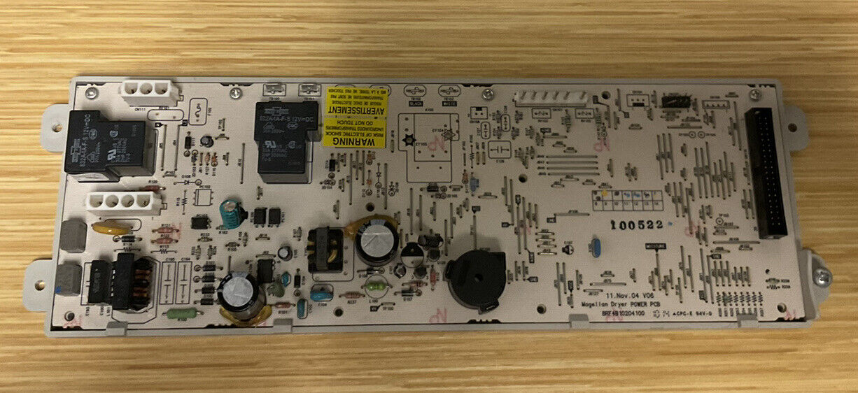 GE Dryer Main Control Board 212D1201P001 Used AP133