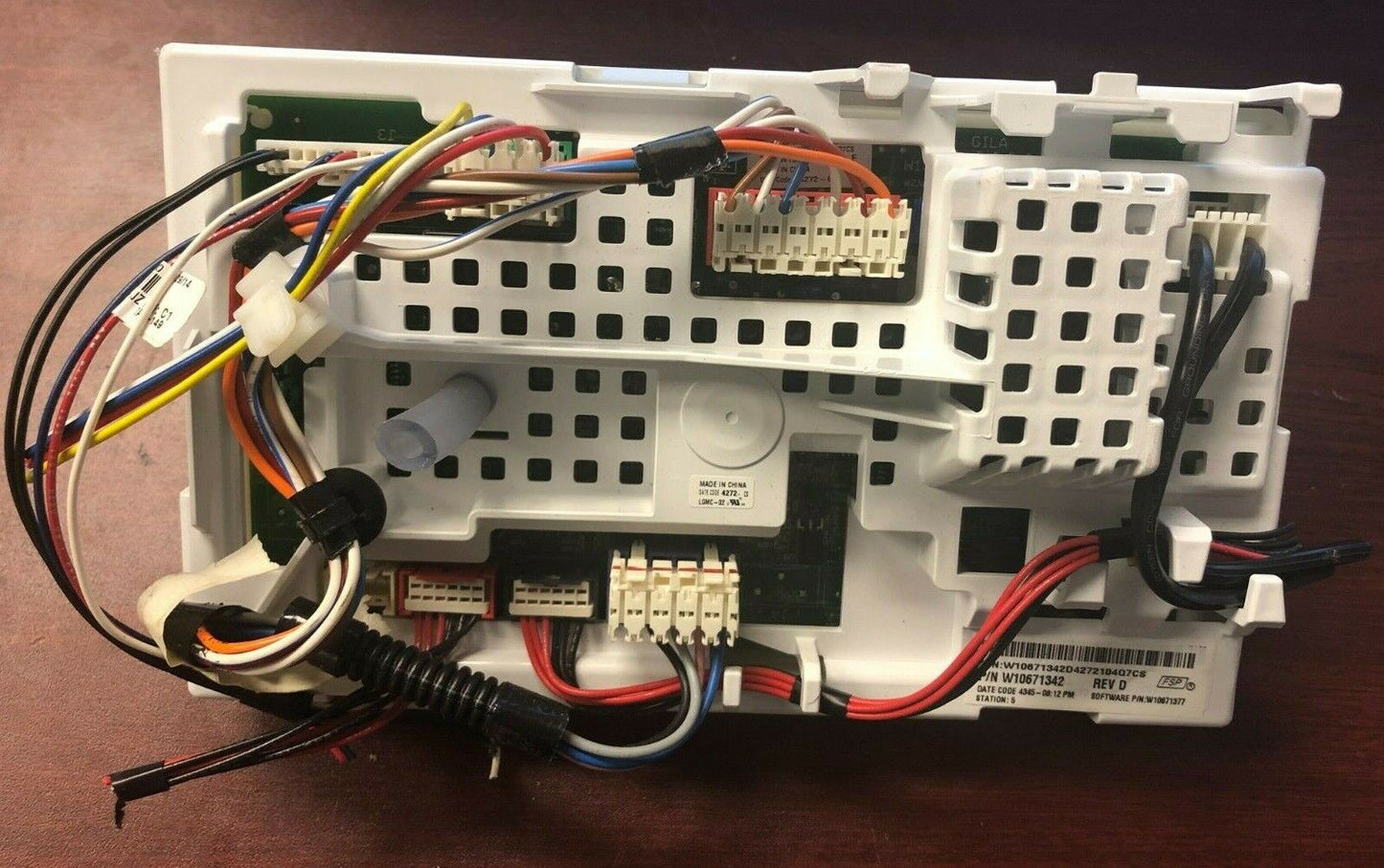 WHIRLPOOL WASHER MAIN CONTROL BOARD W10671342 DC722