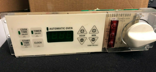 GE RANGE STOVE DISPLAY INTERFACE W/ CONTROL BOARD PART 164D3147G012 DC-75