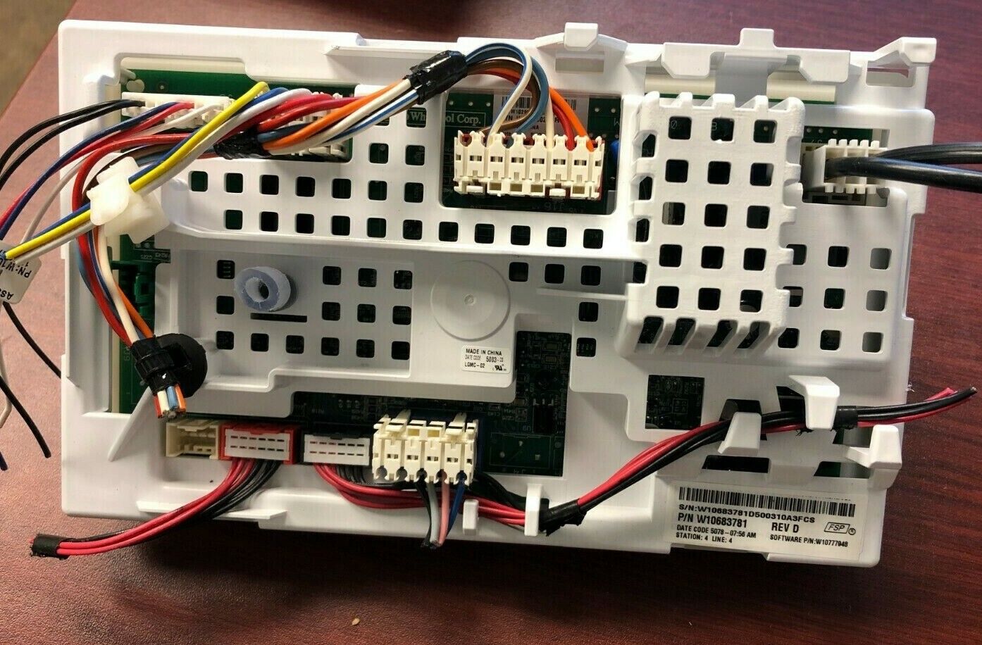 WHIRLPOOL WASHER MAIN CONTROL BOARD W10683781 DC716