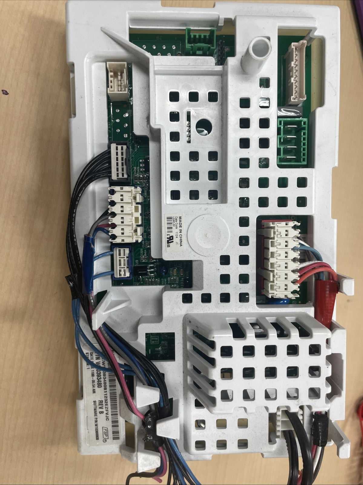 Whirlpool Washer Control Board W10393480 Rev B -BA4