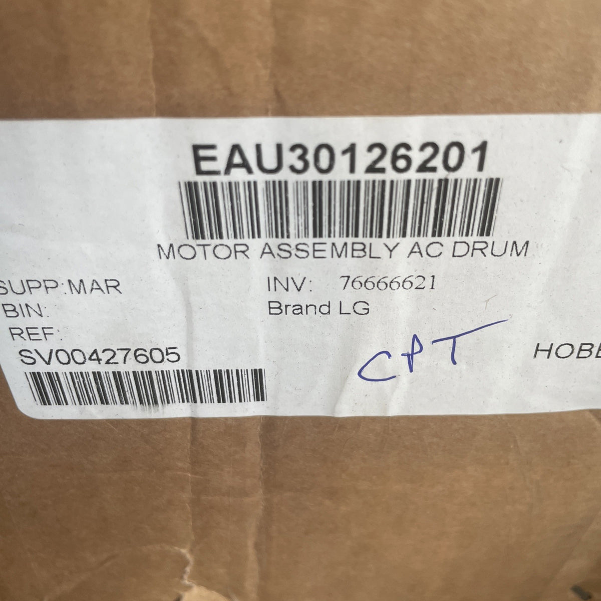 LG  Dryer Motor Assembly EAU30126201 BA90