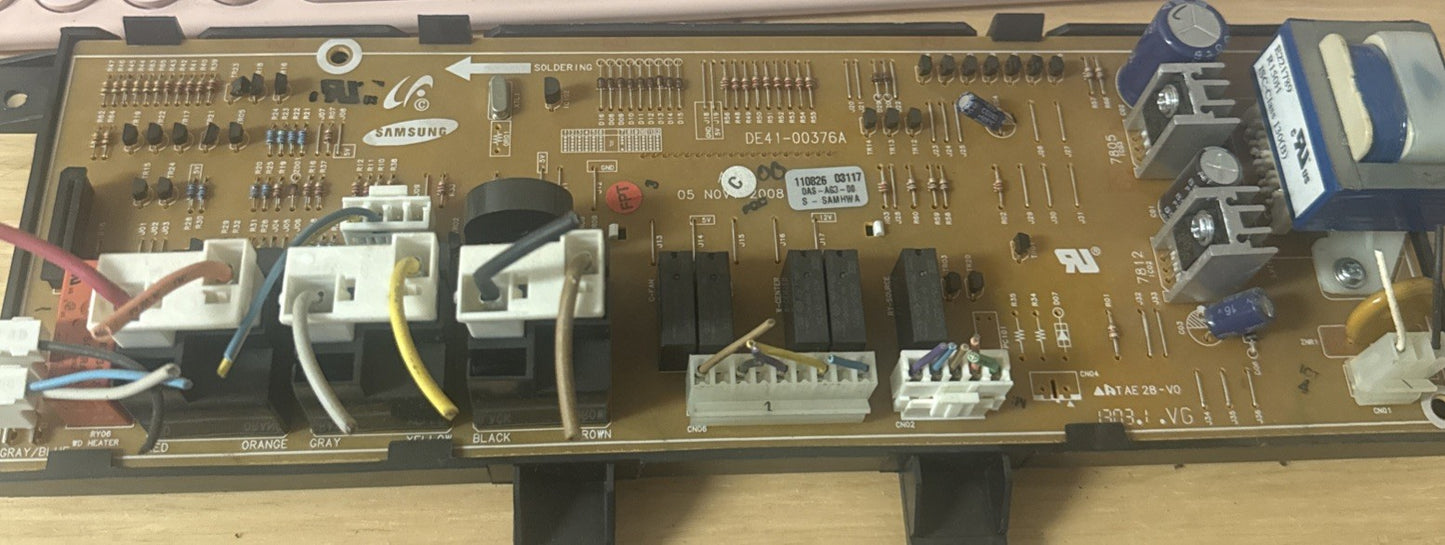 Used SAMSUNG RANGE CONTROL BOARD Part # OAS-AG3-00 DE92-03045A JB183