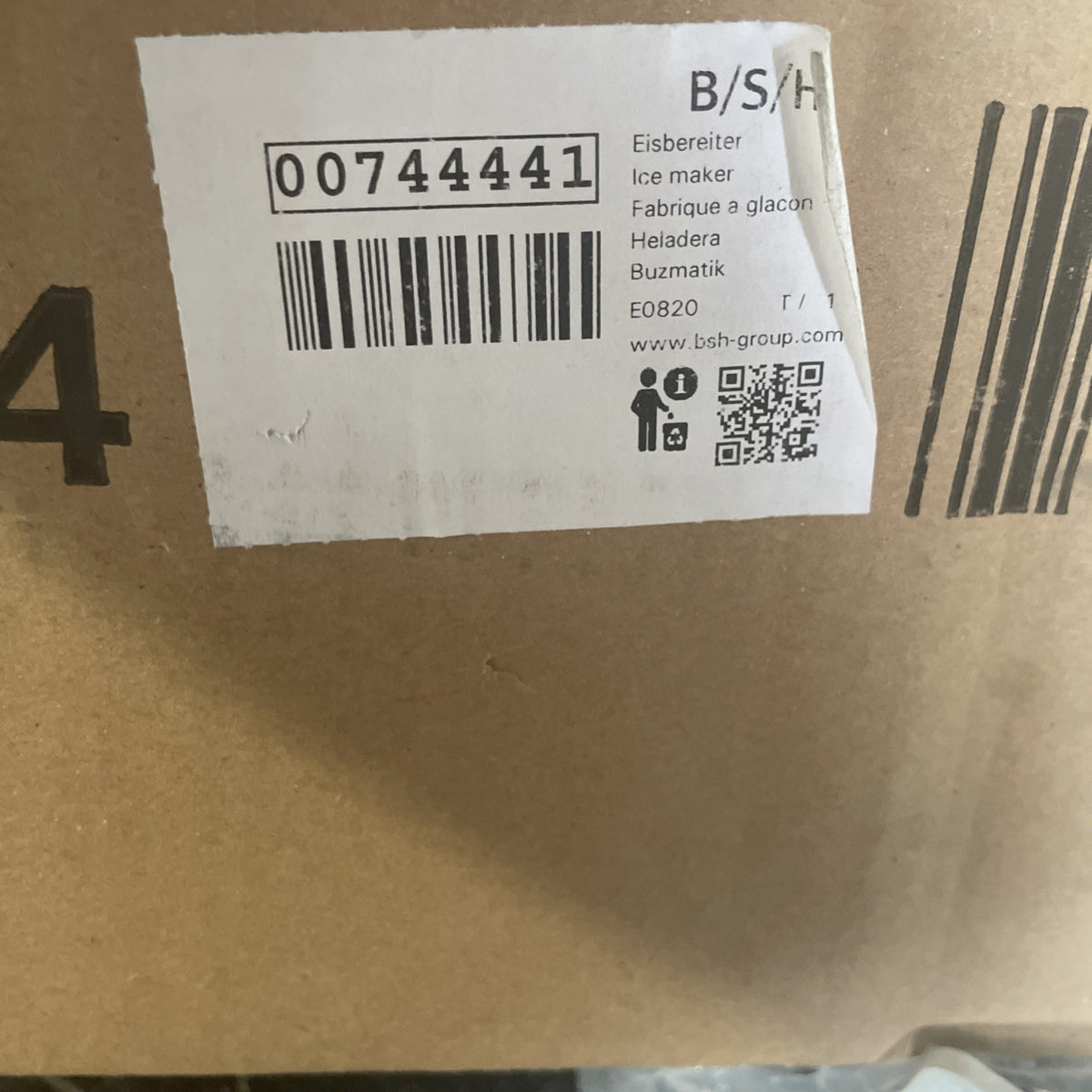 BOSCH THERMADOR ICE MAKER Part #00744441 BA97