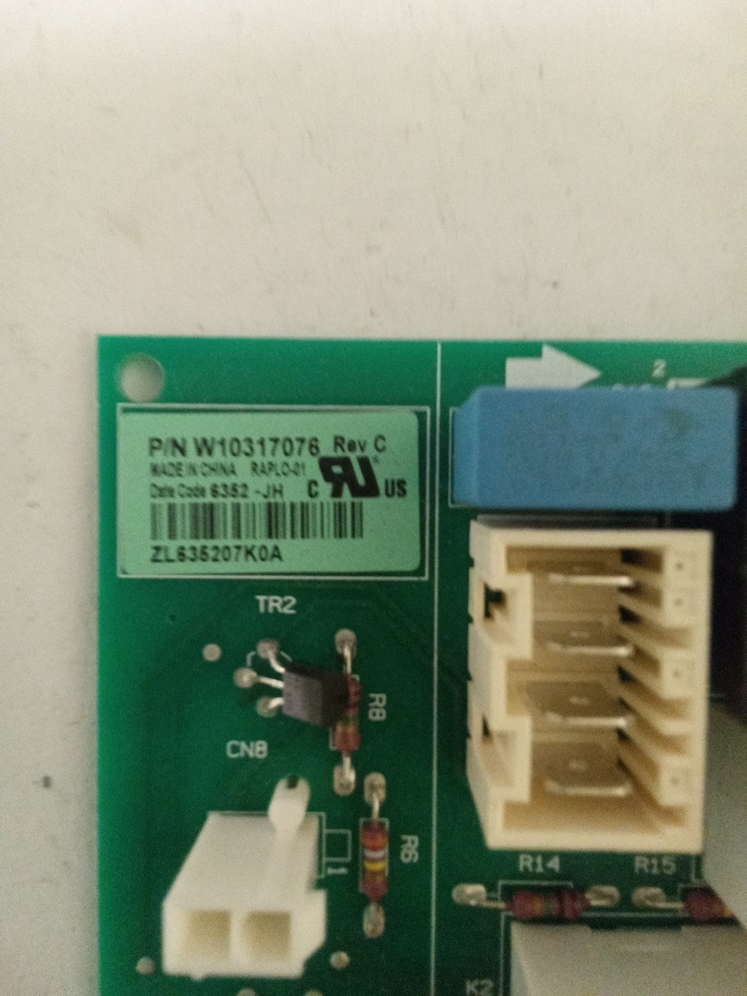 Whirlpool Refrigerator Control W10317076   AMK-521