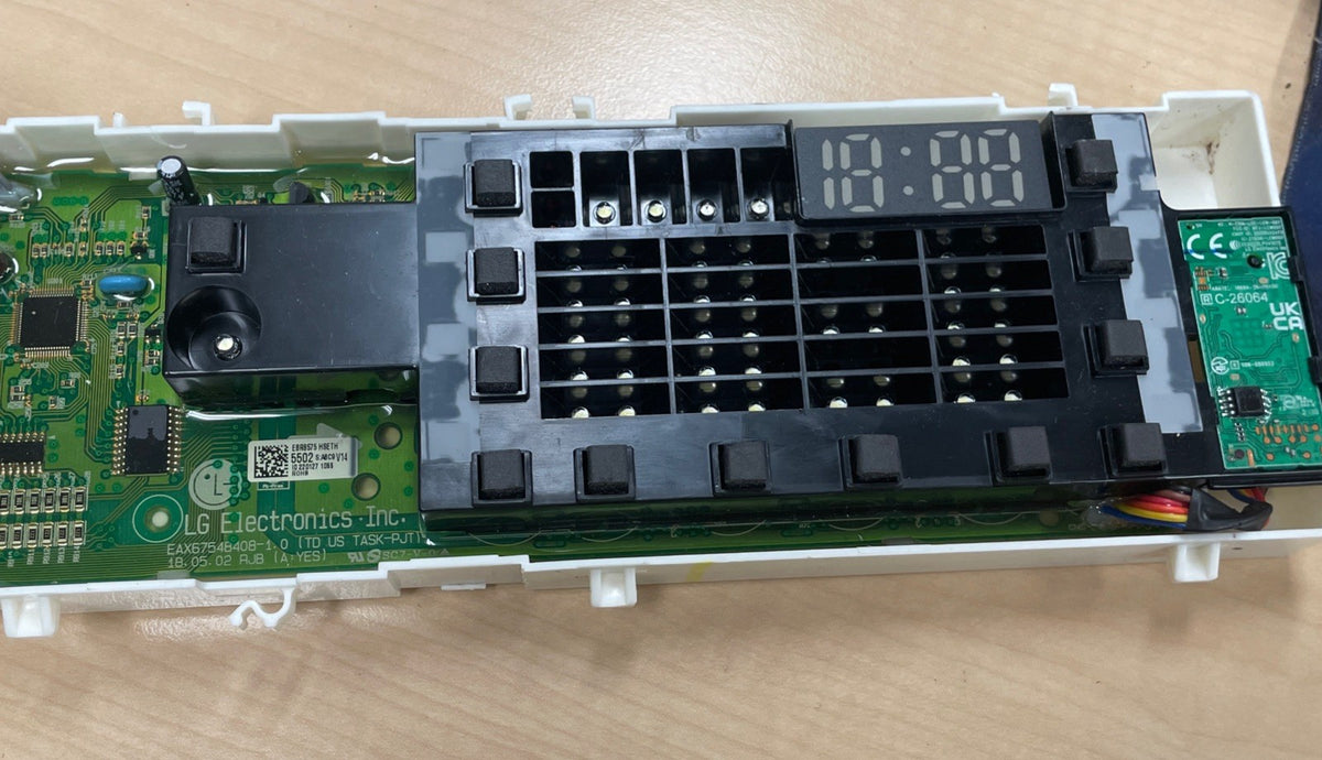 LG WASHER DISPLAY CONTROL BOARD - PART# EBR85755502 BA104