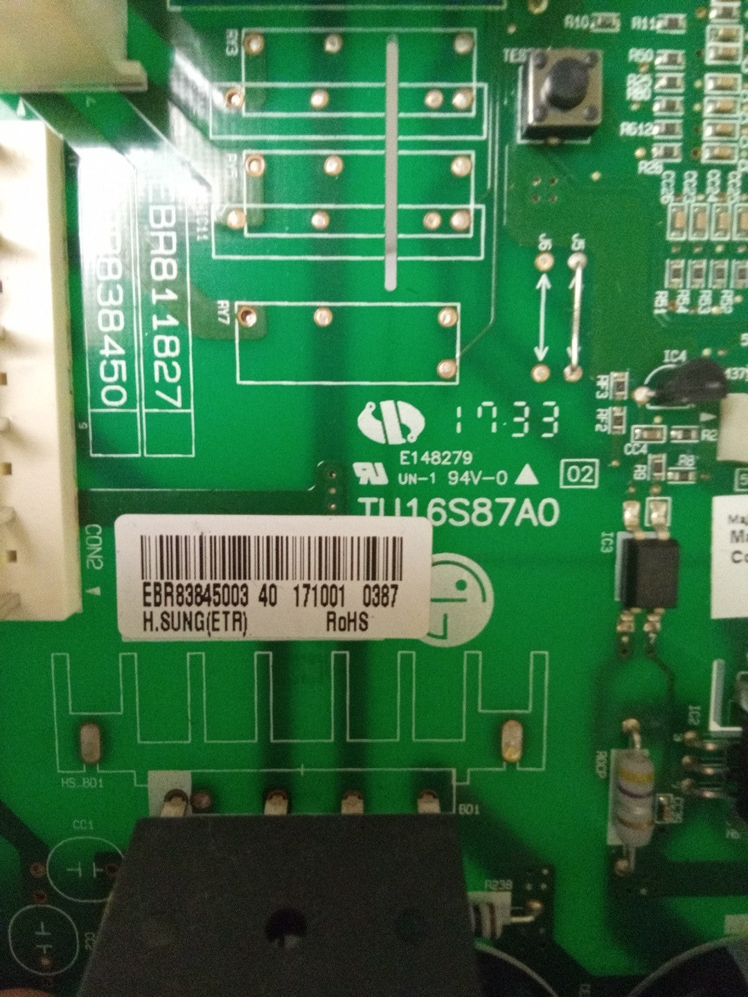 LG Fridge Control EBR83845003 AMK-323