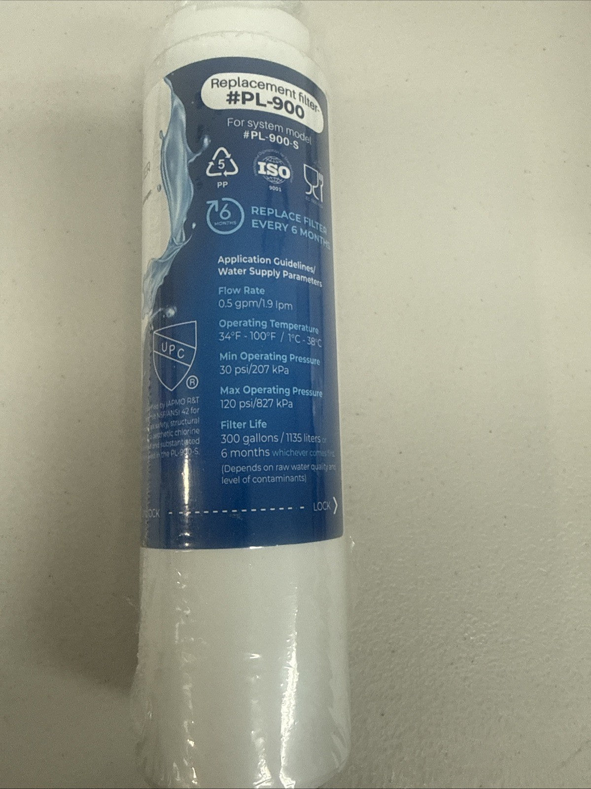 #PL-900 Replacement Water Filter NEW BOX1