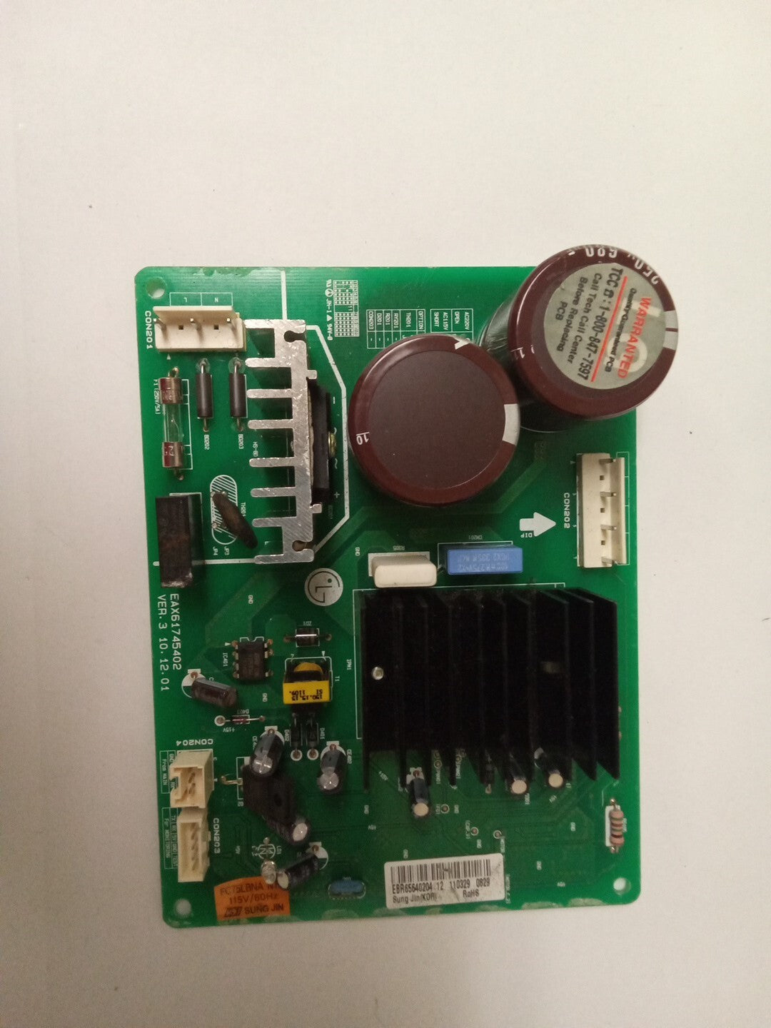 Genuine LG Refrigerator Control EBR65640204 AK-788