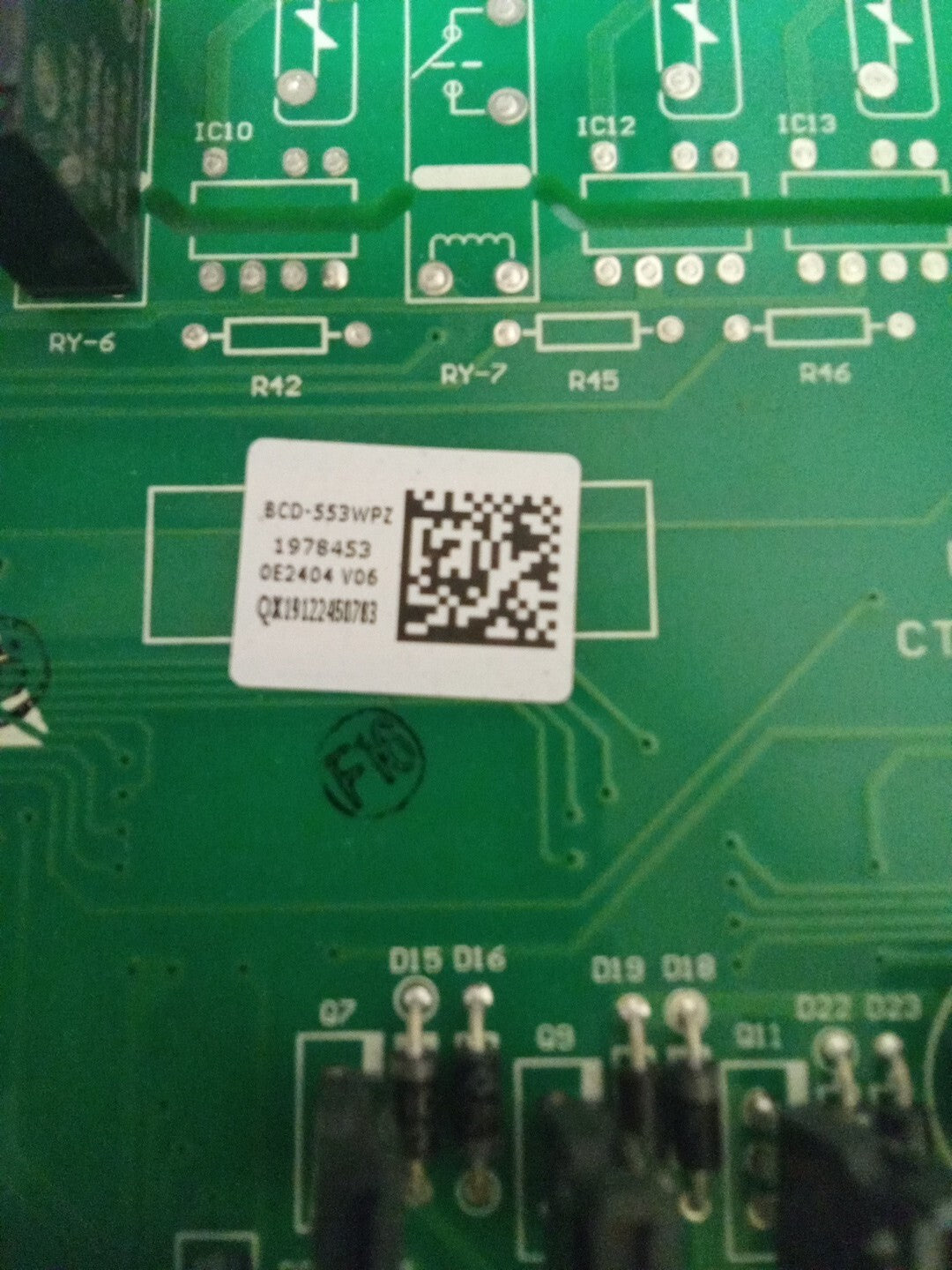 BCD-553WPZ Genuine Hisense Refrigerator Control Board AMK-19