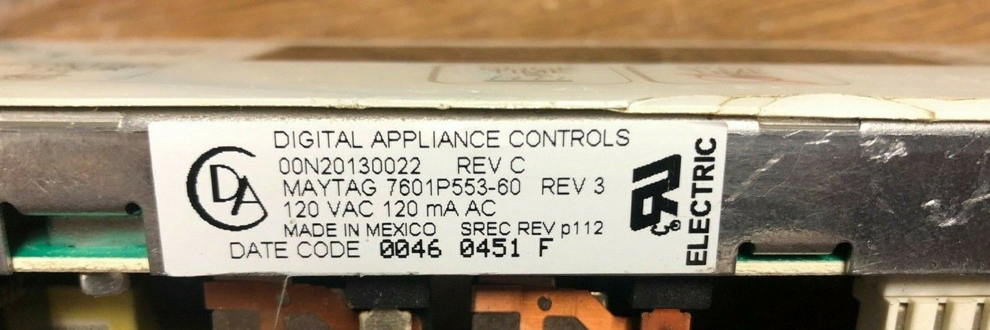 Maytag Range Control 7601P553-60 DC372