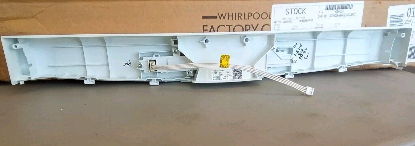 Whirlpool W10562081 Console Assembly Genuine OEM part DW20