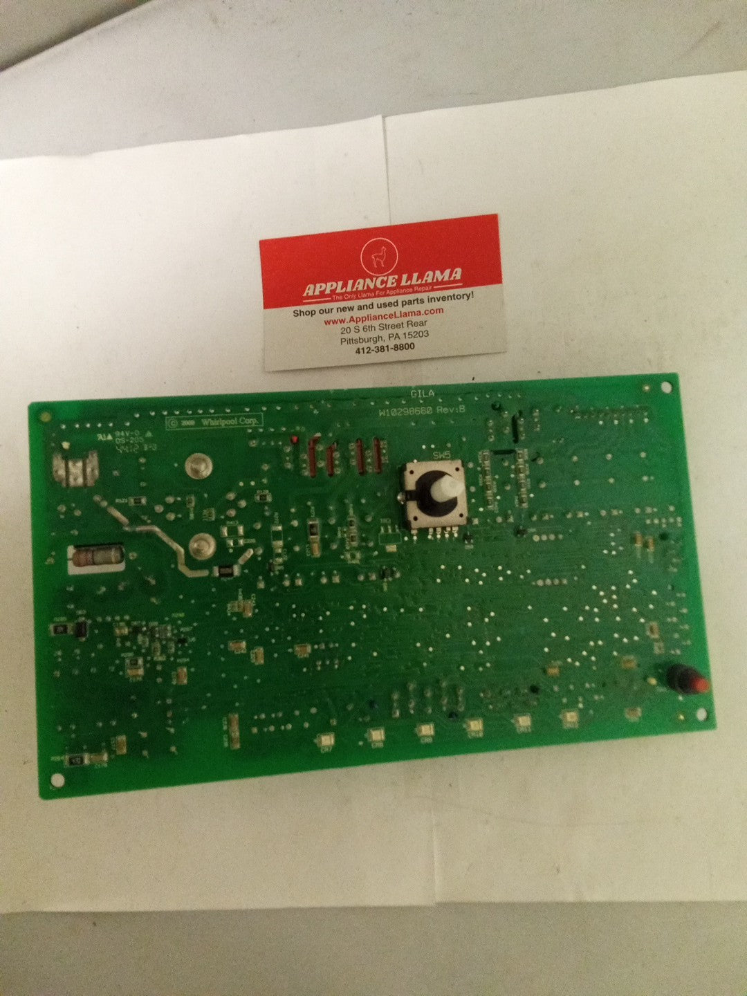 Whirlpool Washer Gontrol Board W10253362 Rev E  AMK-517