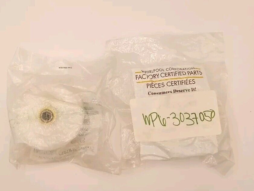 New Genuine OEM Whirlpool Dryer Idler Pulley WP6-3037050 SEA482 DR91