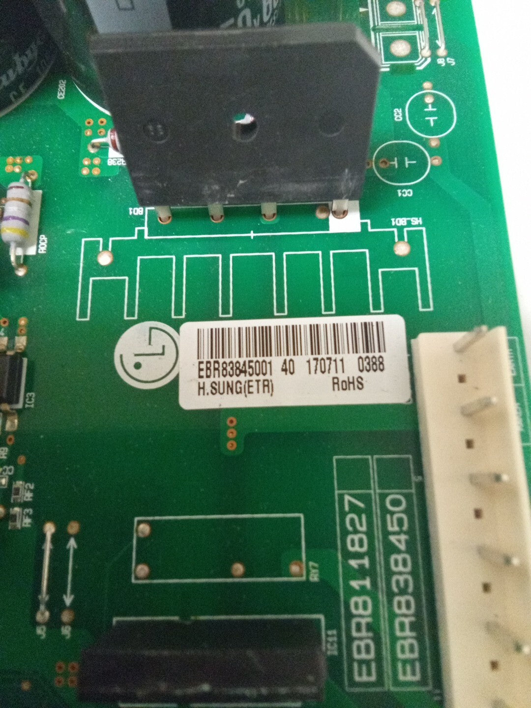 LG Refrigerator EBR83845001 Main Board AK-835