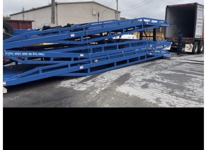 Yard Ramp, Trailer loading Dock, Forklift Ramp, 35 Ft Long 83"W 22000 Lbs Capcty