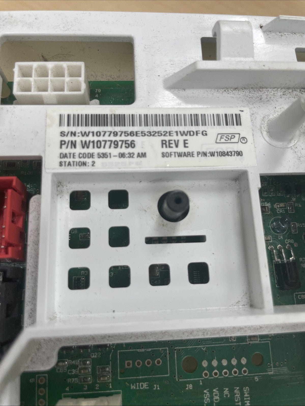 Whirlpool Washer Control Board W10779756 -BA14