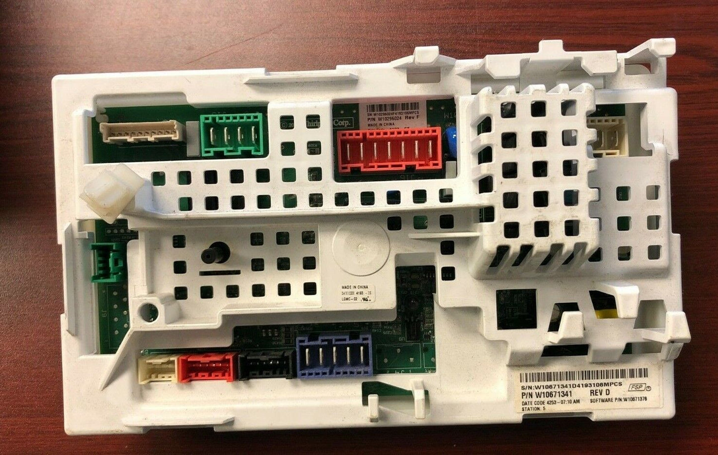 W10671341 WHIRLPOOL WASHER ELECTRONIC CONTROL BOARD DC548