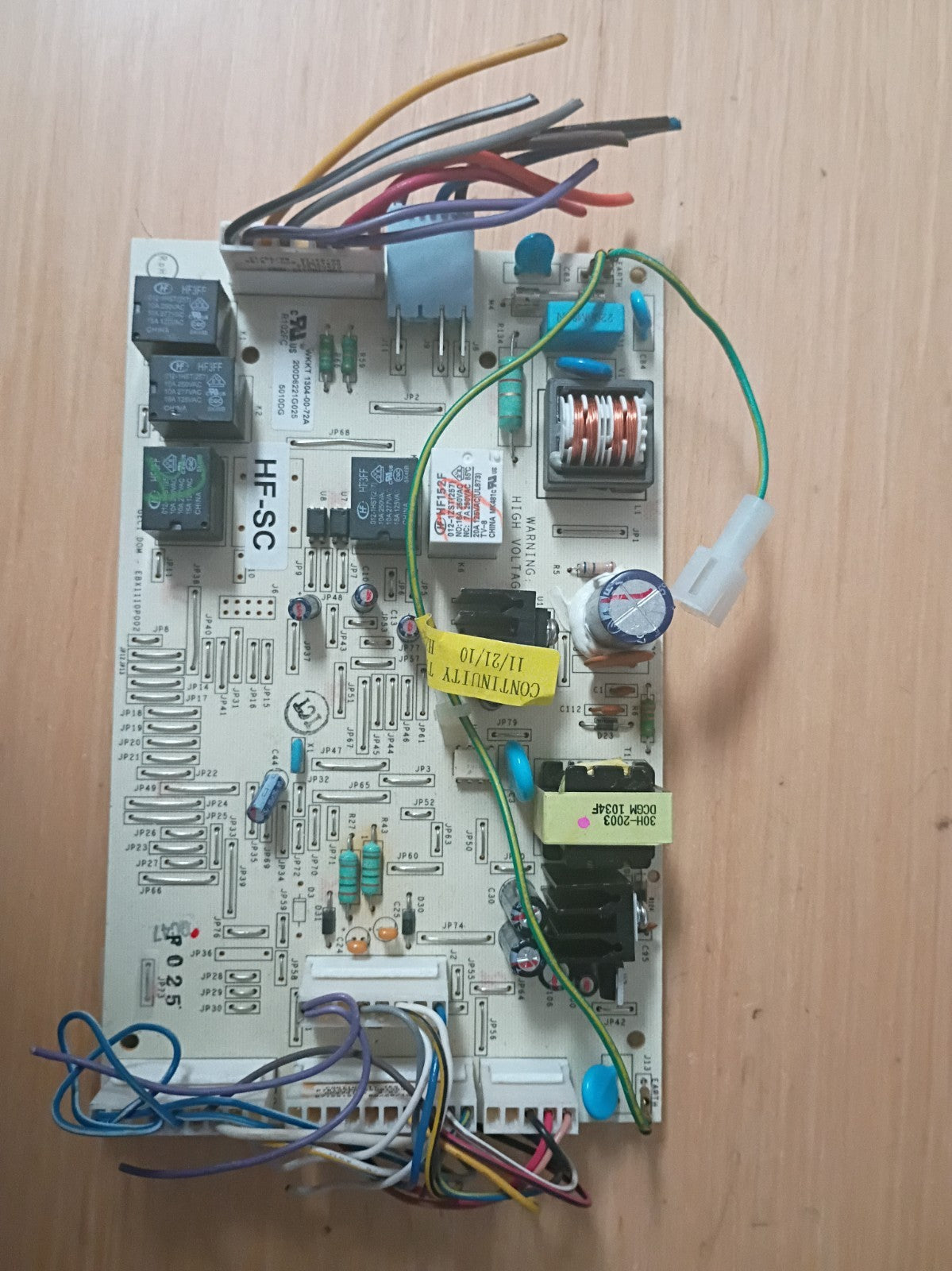 GE Main Refrigerator Control Board (200D6221G025) Used KB21